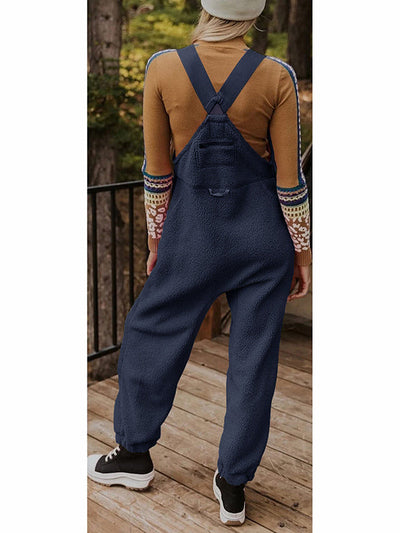 Women's Fleece Thermal Overalls With Zippered Pockets  Drako™️