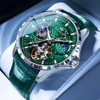 All Green Leather