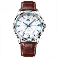 Leather Brown Blue