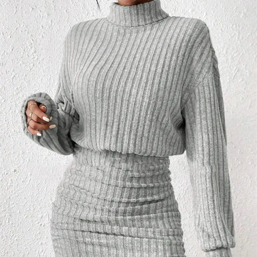 Knitted Sweater Dress – Elegance and Winter Comfort  Drako Watches