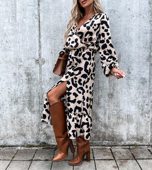 Verona Leopard Maxi Dress