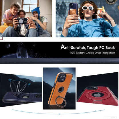 iPhone Leather Case with Magsafe  Drako Watches